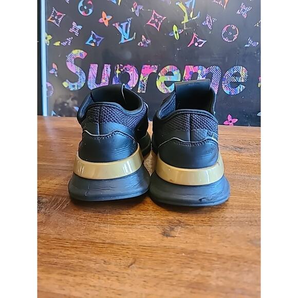 Adidas Originals U_Path X C Black & Gold Running Sneakers - Size 5.5Y - FW7690 - Picture 3 of 11